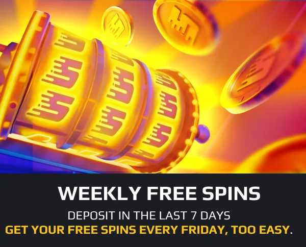 Weekly free spins at Spinbit Casino on mobile